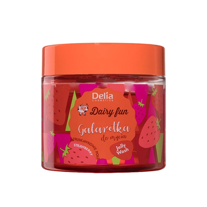 ДЕЛИА КОЗМЕТИКС DAIRY FUN ДУШ ГЕЛ ЖЕЛЕ ЯГОДА 350 гр. / DELIA COSMETICS