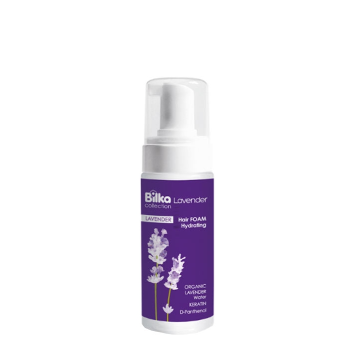 БИЛКА ХИДРАТИРАЩА ПЯНА ЗА КОСА С ЛАВАНДУЛА 140 мл. / BILKA HAIR FOAM HYDRATING REGENERATING LAVENDER