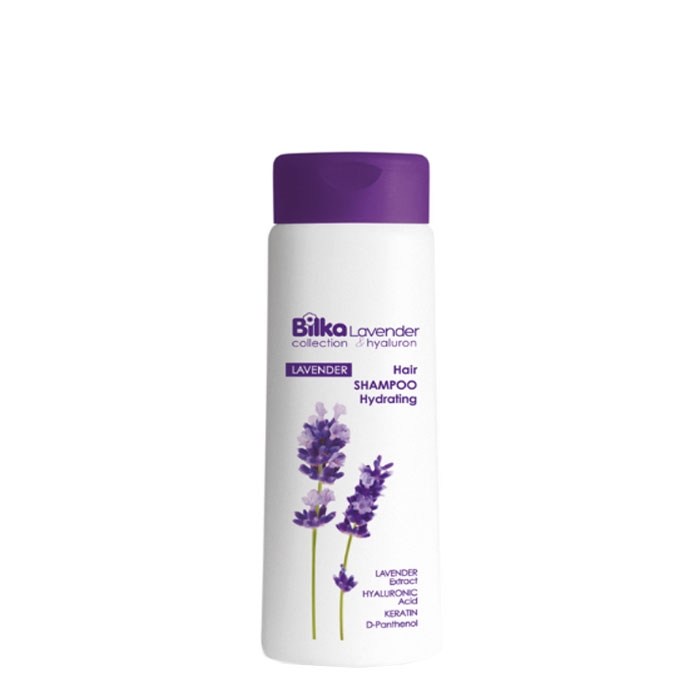 БИЛКА ХИДРАТИРАЩ РЕГЕНЕРИРАЩ ШАМПОАН С ЛАВАНДУЛА И ХИАЛУРОН 400 мл. / BILKA HYDRATING HAIR SHAMPOO LAVENDER AND HYALURON