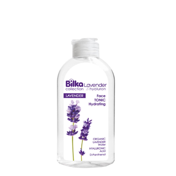 БИЛКА ХИДРАТИРАЩ ТОНИК ЗА ЛИЦЕ С ЛАВАНДУЛА И ХИАЛУРОН 200 мл. / BILKA FACE TONIC HYDRATING LAVENDER AND HYALURON