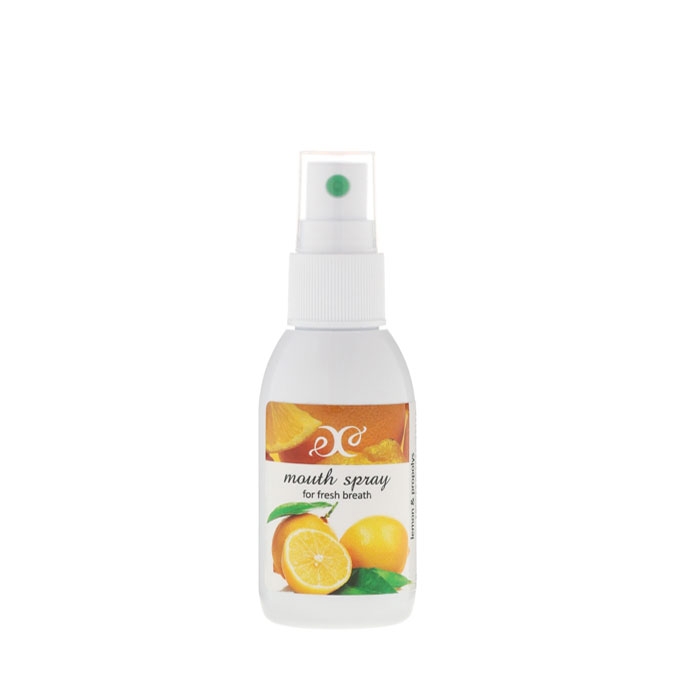 ОСВЕЖИТЕЛ ЗА УСТА С ПРОПОЛИС - ЛИМОН 50 мл. / HRISTINA MOUTH SPRAY FOR FRESH BREATH LEMON