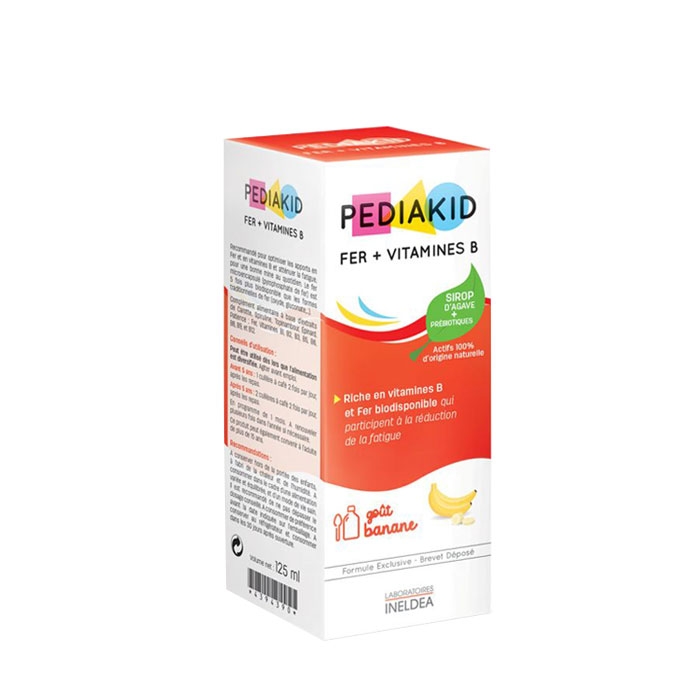 ПЕДИАКИД ЖЕЛЯЗО + ВИТАМИН B сироп 125 мл. / INELDEA PEDIAKID FER + VITAMINES B