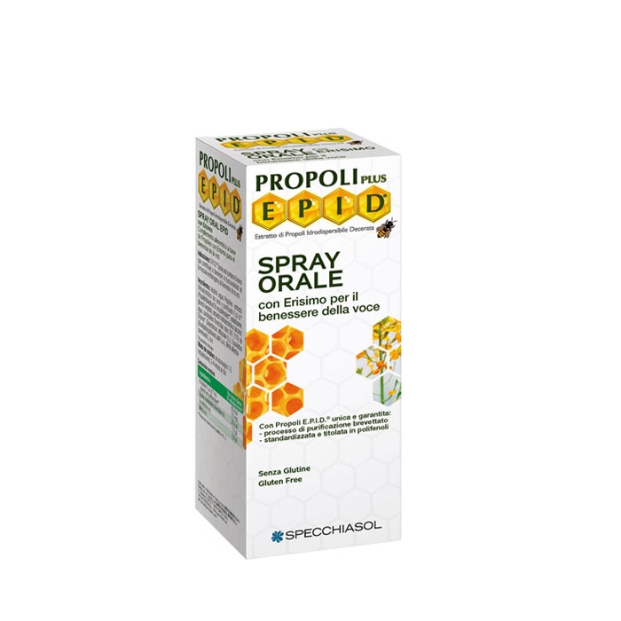 ЕПИД ЕРИСИМО спрей за гърло 15 мл. / SPECCHIASOL EPID PROPOLI PLUS ERRISIMO