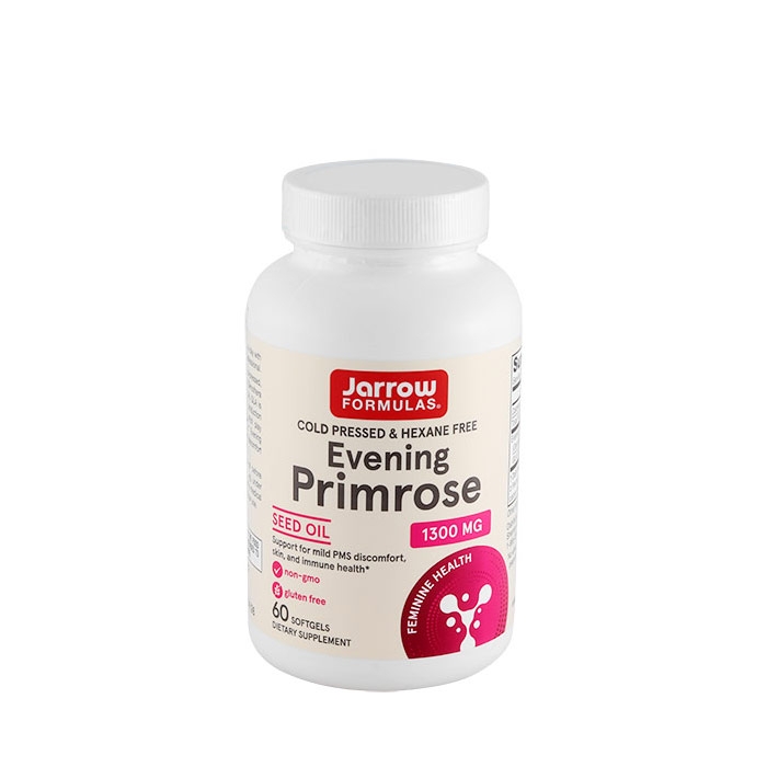 МАСЛО ОТ ВЕЧЕРНА ИГЛИКА капсули 1300 мг 60 броя / JARROW FORMULAS EVENING PRIMROSE