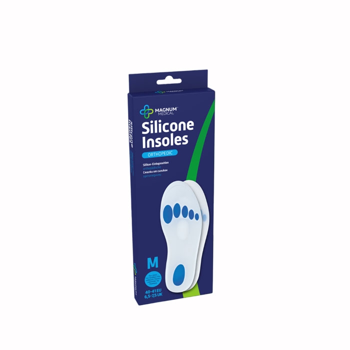 МАГНУМ МЕДИКАЛ ОРТОПЕДИЧНИ СИЛИКОНОВИ СТЕЛКИ размер M / MAGNUM MEDICAL SILICONE INSOLES size M