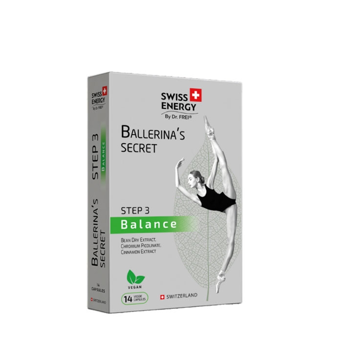 СУИС ЕНЕРДЖИ ТАЙНАТА НА БАЛЕРИНАТА СТЪПКА 3 БАЛАНС капсули 14 броя / SWISS ENERGY BALLERINA&#039;S SECRET STEP 1 BALANCE