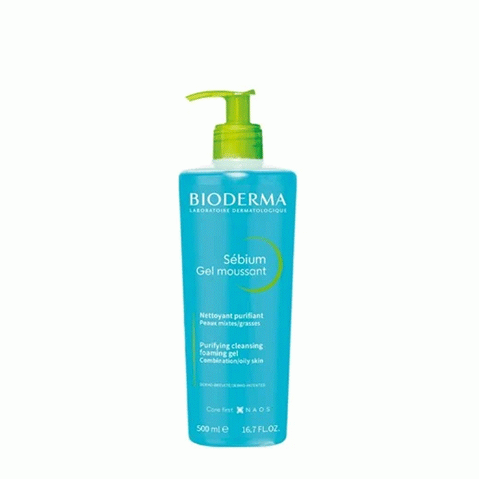 БИОДЕРМА СЕБИУМ ГЕЛ МОУСАНТ 500 мл. / BIODERMA SEBIUM GEL MOUSSANT