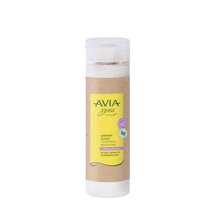 ШАМПОАН С ЖЪЛТА ХУМА 250 мл. / AVIA SHAMPOO WITH YELLOW CLAY