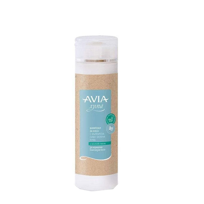 ШАМПОАН СЪС СИВО-ЗЕЛЕНА ХУМА 250 мл. / AVIA SHAMPOO WITH GRAY-GREEN CLAY