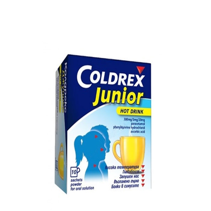КОЛДРЕКС ДЖУНИЪР саше 10 броя / COLDREX JUNIOR HOT DRINK