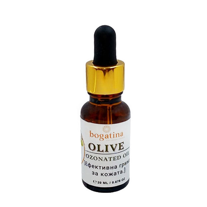 БОГАТИНА ОЗОНИРАНО МАСЛИНОВО МАСЛО EXTRA VIRGIN 20 мл / BOGATINA OZONIZED OLEA EUROPAEA FRUIT OIL EXTRA VIRGIN