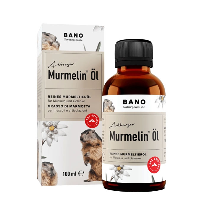 АЛБЕРГЕР МУРМЕЛИН ЧИСТО МАСЛО ОТ МАРМОТ 100 мл / BANO HEALTHCARE ALBERGER MURMELIN OIL