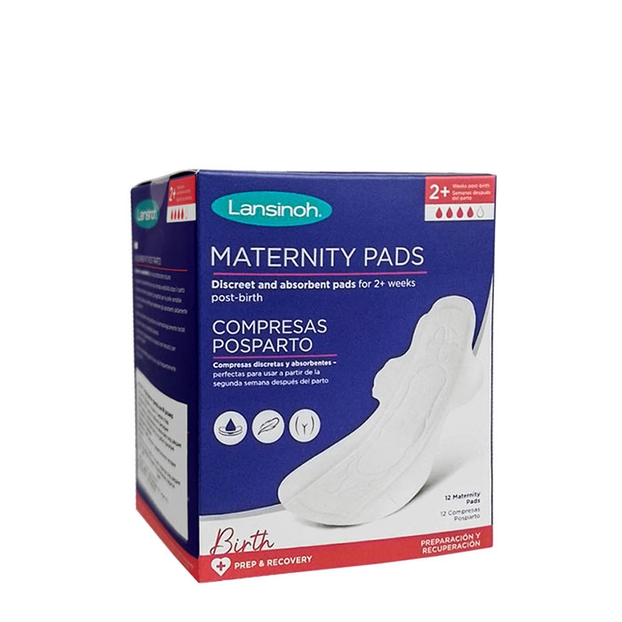 ЛАНСИНОХ СЛЕДРОДИЛНИ ПРЕВРЪЗКИ размер М 12 броя / LANSINOH MATERNITY PADS size M