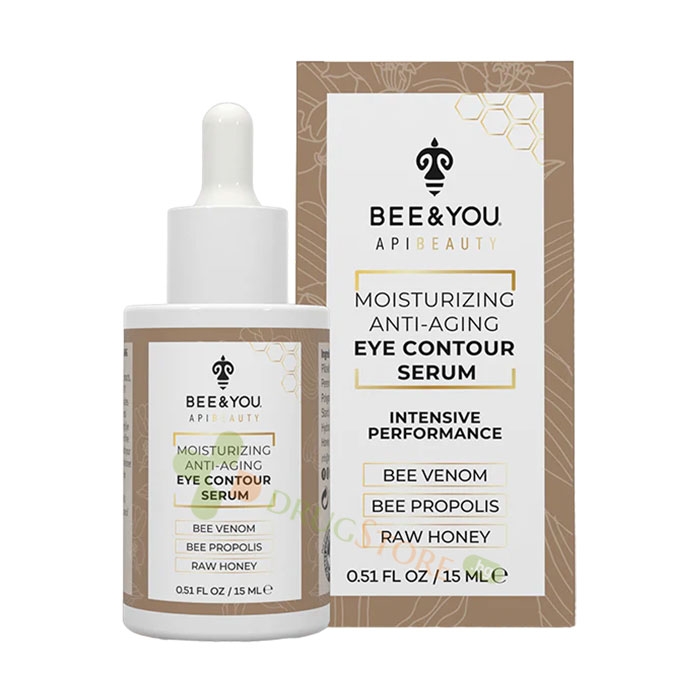 АПИБЮТИ ОВЛАЖНЯВАЩ СЕРУМ ЗА ОКОЛООЧЕН КОНТУР ПРОТИВ СТАРЕЕНЕ 15 мл / BEE &amp; YOU APIBEAUTY MOISTURIZING ANTI-AGING EYE CONTOUR SERUM