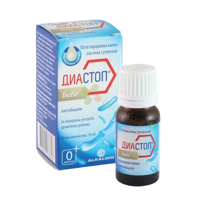 ДИАСТОП БЕБЕ капки 10 мл / ALKALOID DIASTOP BABY