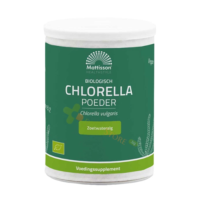 МАТИСЪН БИО ХЛОРЕЛА прах 125 г / MATTISSON HEALTHSTYLE BIO CHLORELLA powder