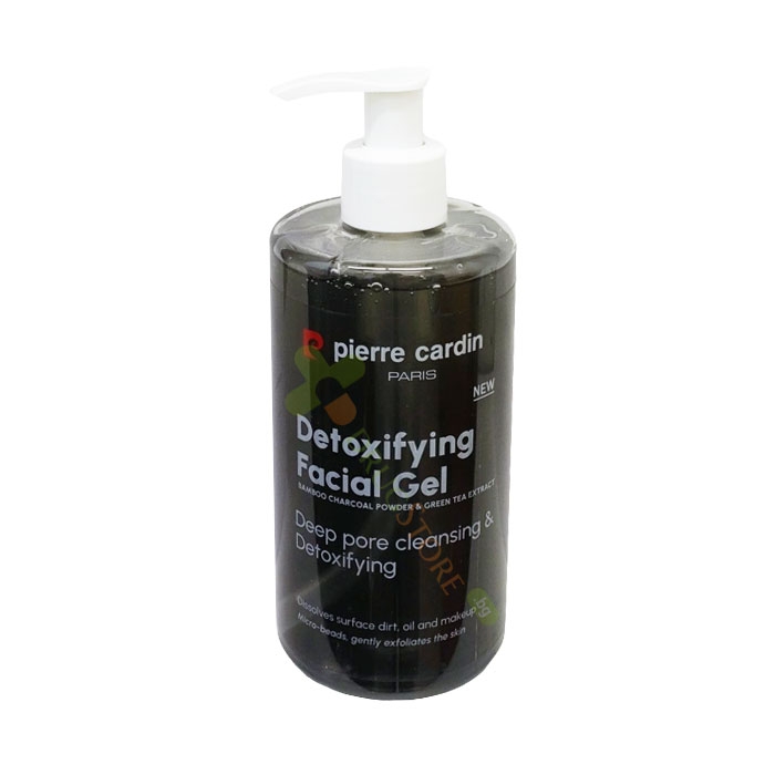 ДЕТОКСИКИРАЩ ИЗМИВАЩ ГЕЛ ЗА ЛИЦЕ С ВЪГЛЕН И ЗЕЛЕН ЧАЙ 350 мл / PIERRE CARDIN DETOXIFYING FACIAL GEL WITH CHARCOAL AND GREEN TEA