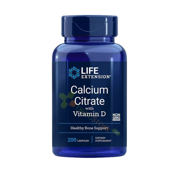 КАЛЦИЙ ЦИТРАТ + ВИТАМИН D3 капсули 200 броя / LIFE EXTENSION CALCIUM CITRATE WITH VITAMIN D3