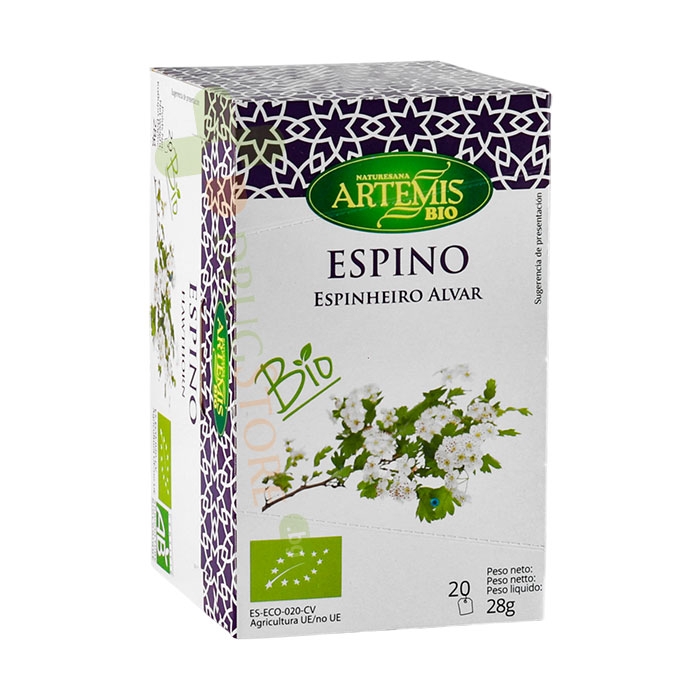 АРТЕМИС БИО ЧАЙ ГЛОГ филтър 20 броя / ARTEMIS BIO TEA ESPINO BLANKO