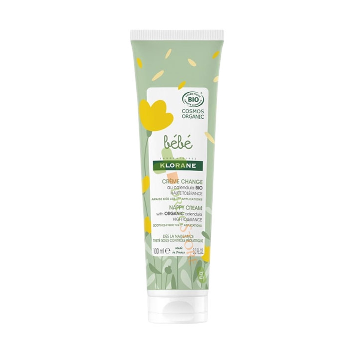 КЛОРАН БЕБЕ КРЕМ ПРИ СМЯНА НА ПЕЛЕНИ С НЕВЕН 100 мл / KLORANE BABY DIAPER CHANGE CREAM CALENDULA