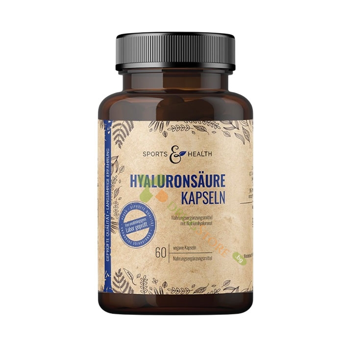 ХИАЛУРОНОВА КИСЕЛИНА капсули 500 мг 60 броя / SPORTS &amp; HEALTH HYALURONIC ACID