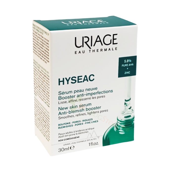 УРИАЖ HYSEAC БУСТЕР СЕРУМ НОВА КОЖА 30 мл / LABORATORIES URIAGE HYSEAC BOSTER ANTI-IMPERFECTIONS NEW SKIN SERUM