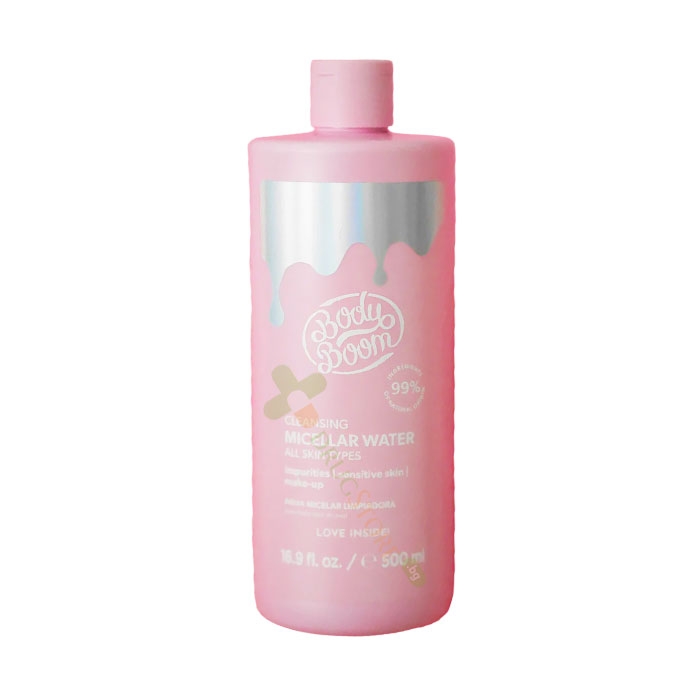 МИЦЕЛАРНА ВОДА ЗА ВСЕКИ ТИП КОЖА 500 мл / BODY BOOM ​​PINK BASIC CLEANSING MICELLAR WATER ALL SKIN TYPES