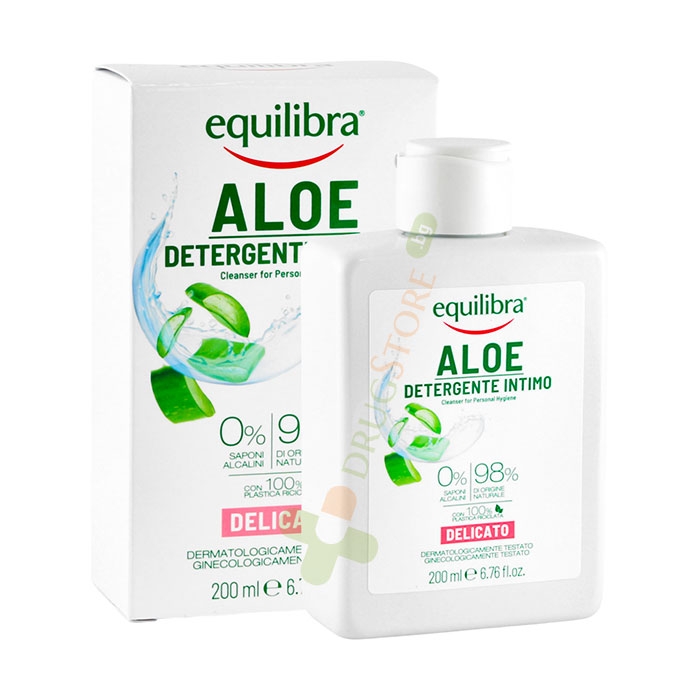ЕКВИЛИБРА ИНТИМЕН ГЕЛ С АЛОЕ ВЕРА 200 мл / EQUILIBRA ALOE VERA DETERGENTE INTIMO