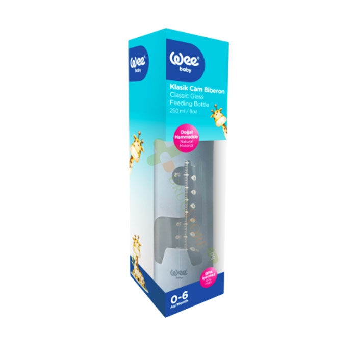 УИ БЕЙБИ КЛАСИК СТЪКЛЕНО ШИШЕ 250 мл 564 / WEE BABY CLASSIC BABY BOTTLE
