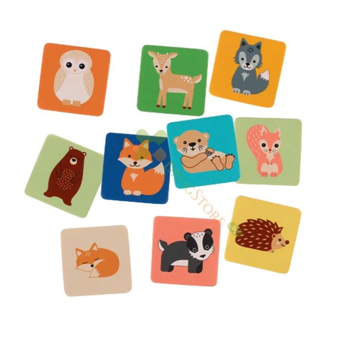 МЕМОРИ ИГРА С ЖИВОТНИ / ORANGE TREE TOYS WOODLAND ANIMAL MEMORY GAME
