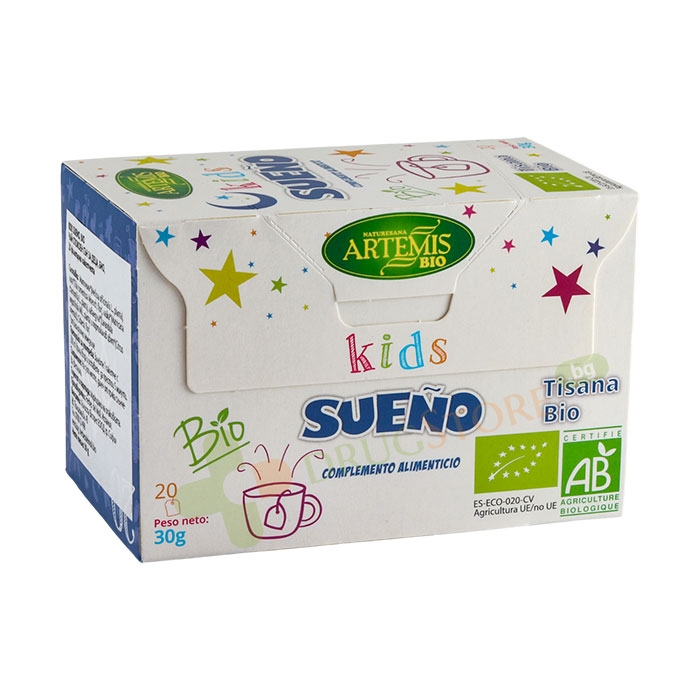 АРТЕМИС БИО ЧАЙ СПОКОЕН СЪН ЗА ДЕЦА филтър 20 броя / ARTEMIS BIO TEA RESTIFUL SLEEP FOR CHILDREN