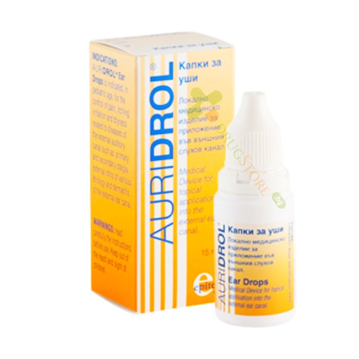 АУРИДРОЛ капки за уши 15 мл / NATURPHARMA AURIDROL ear drops
