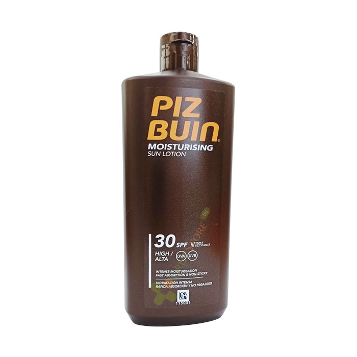 ПИЗ БУИН MOISTURISING ХИДРАТИРАЩ СЛЪНЦЕЗАЩИТЕН ЛОСИОН SPF30 400 мл / PIZ BUIN MOISTURISING SUN LOTION SPF30