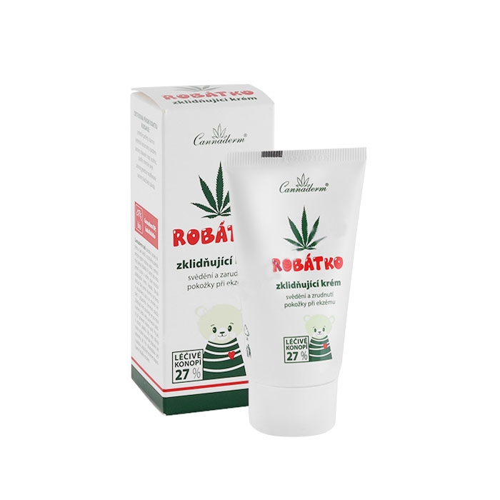 КАНАДЕРМ РОБАТКО УСПОКОЯВАЩ КРЕМ ЗА ДЕЦА 50 гр. / CANNADERM ROBATKO SOOTHING CREAM FOR KIDS