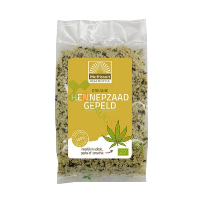 МАТИСЪН БИО КОНОПЕНО СЕМЕ белено 250 г / MATTISSON HEALTHSTYLE BIO HEMP SEEDS