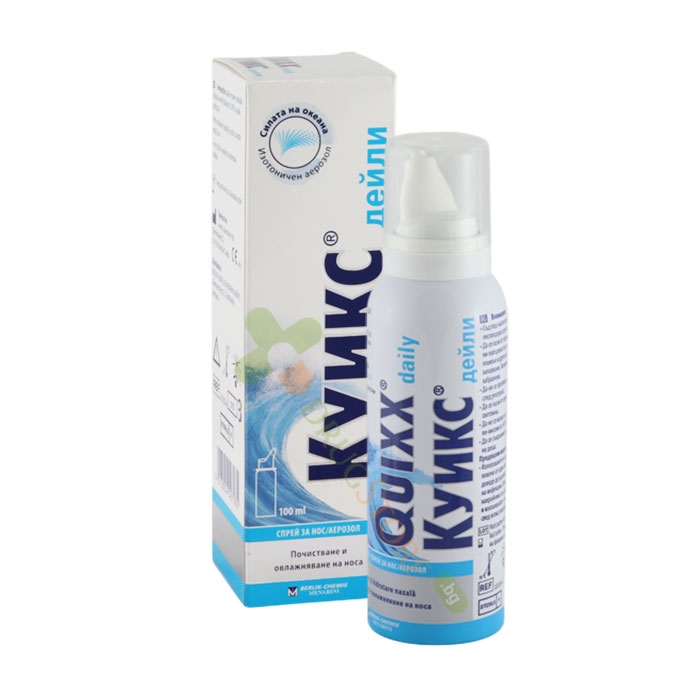 КУИКС ДЕЙЛИ спрей за нос 0.9% 100 мл / BERLIN CHEMIE QUIXX DAILY nose spray 0.9%