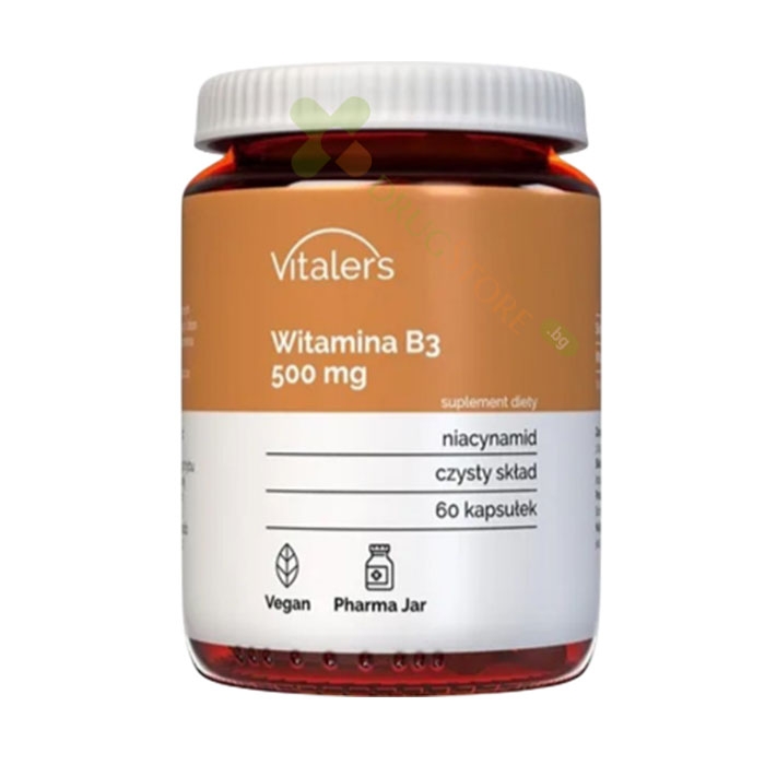 ВИТАМИН B3 капсули 500 мг 60 броя / VITALER&#039;S VITAMIN B3