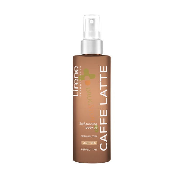 АВТОБРОНЗАНТ ОЛИО ЗА ТЯЛО КАФЕ ЛАТЕ 200 мл / LIRENE SELF-TANNING BODY OIL CAFFE LATTE