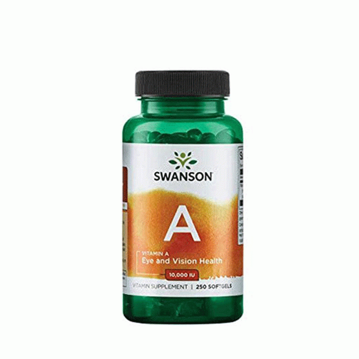СУОНСЪН ВИТАМИН А 10000 IU капсули 250 броя / SWANSON VITAMIN A 10000 IU