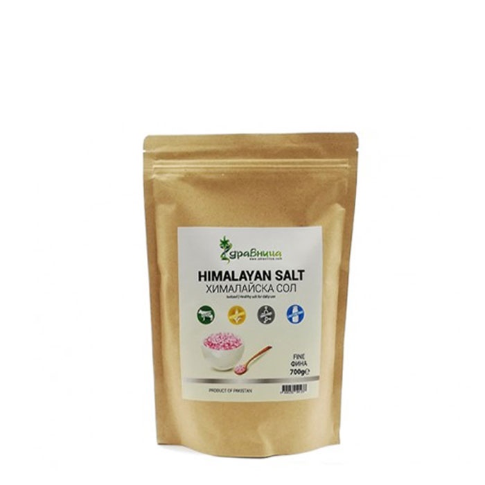ЗДРАВНИЦА ФИНА ХИМАЛАЙСКА СОЛ 700 гр. / ZDRAVNITSA HIMALAYAN SALT FINE GROUND