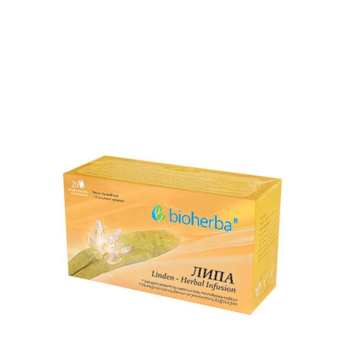 БИОХЕРБА ЧАЙ ЛИПА филтър 20 броя / BIOHERBA LINDEN HERBAL INFUSION