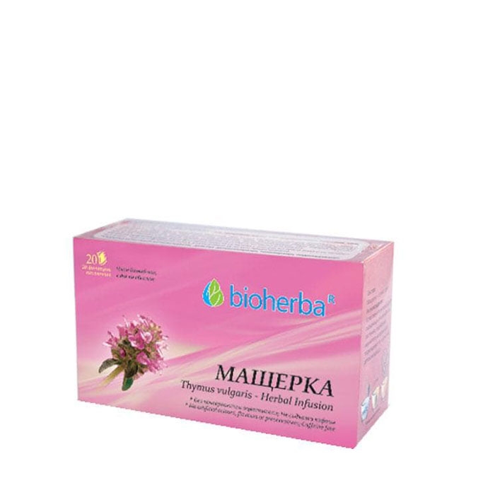 БИОХЕРБА ЧАЙ МАЩЕРКА филтър 20 броя / BIOHERBA THYME HERBAL INFUSION