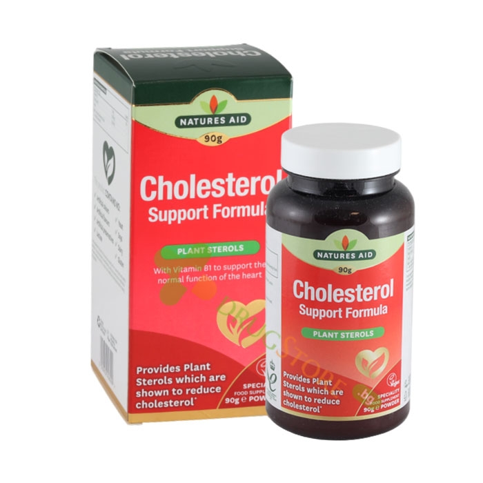 ХОЛЕСТЕРОЛ ФОРМУЛА прах 90 г / NATURES AID CHOLESTEROL SUPPORT FORMULA powder