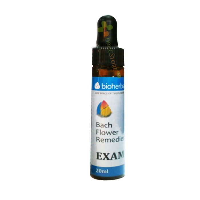 БИОХЕРБА КАПКИ НА ДОКТОР БАХ ЗА КОНЦЕНТРАЦИЯ 20 мл. / BIOHERBA BACH FLOWER REMEDIES EXAM