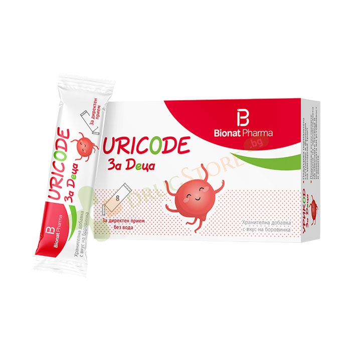 УРИКОД ЗА ДЕЦА саше 8 броя / BIONAT PHARMA URICODE FOR KIDS