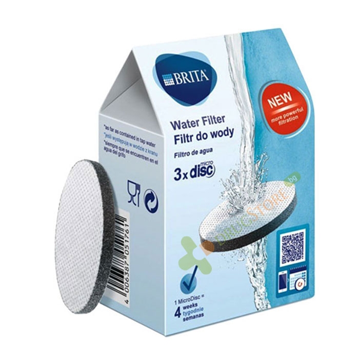 БРИТА ФИЛТРИРАЩИ МИКРО ДИСКОВЕ ЗА БУТИЛКА 3 броя / BRITA FILTER MICRO DISK