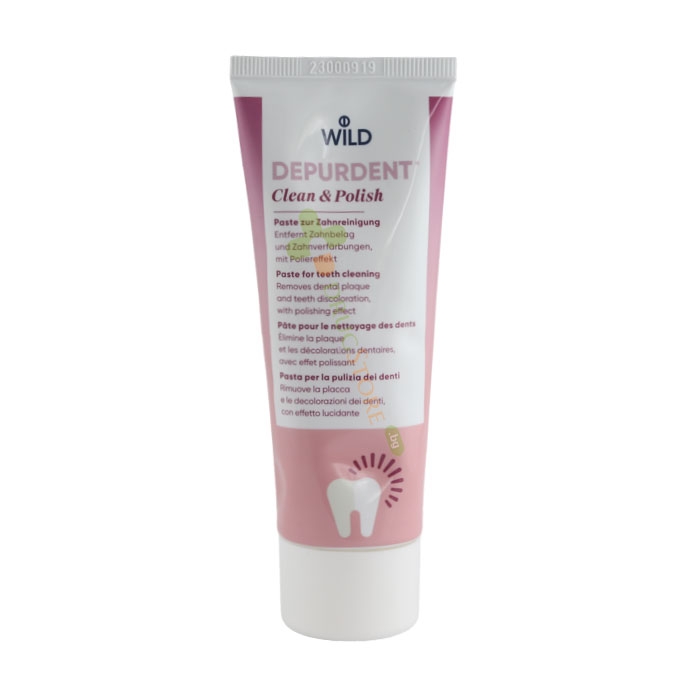 ИЗБЕЛВАЩА И ПОЛИРАЩА ПАСТА ЗА ЗЪБИ ДЕПУРДЕНТ 75 мл / DR. WILD &amp; CO. AG DEPURDENT CLEAN &amp; POLISH TOOTHPASTE