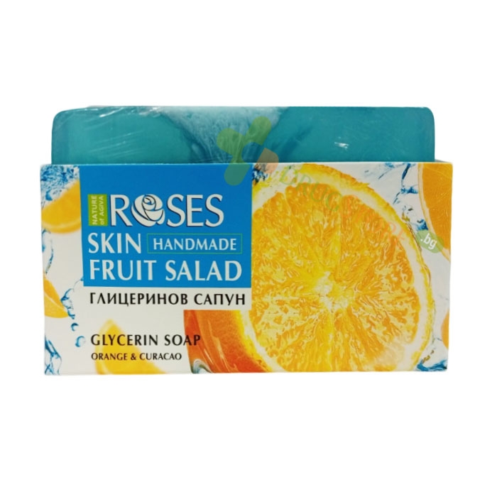ГЛИЦЕРИНОВ САПУН С ПОРТОКАЛ И КЮРАСО FRUIT SALAD 20 броя / NATURE OF AGIVA FRUIT SALAD GLYCERIN SOAP WITH ORANGE AND CURACAO