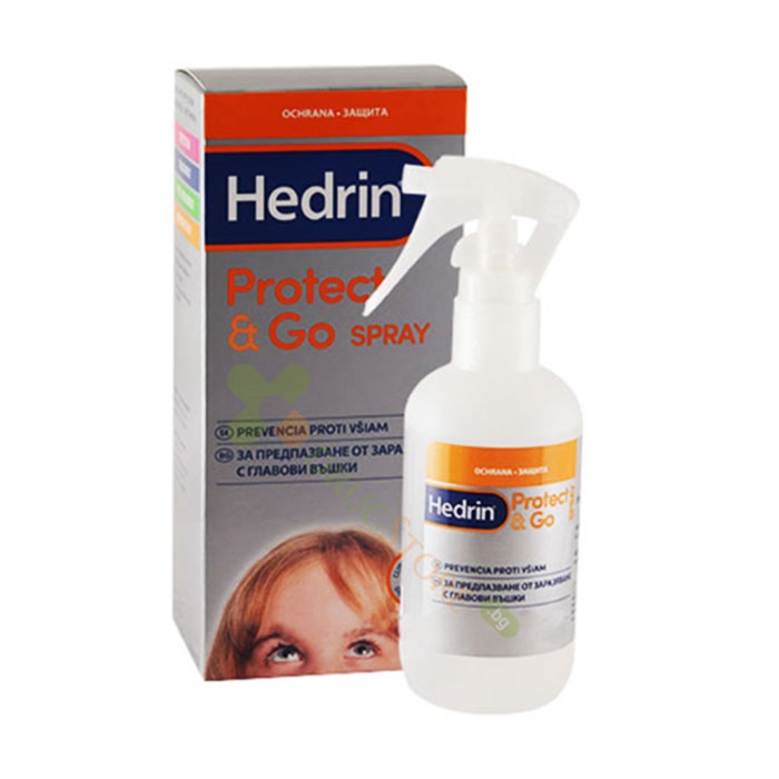ХЕДРИН ПРОТЕКТ &amp; ГОУ ПРОТИВ ВЪШКИ И ГНИДИ спрей 120 мл / CEUMED HEDRIN PROTECT &amp; GO spray