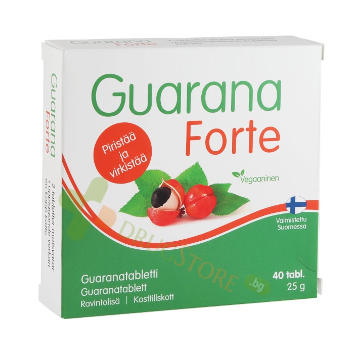 ГУАРАНА ФОРТЕ таблетки 40 броя / HANKINTATUKKU OY GUARANA FORTE